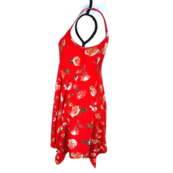 Altar’d State Red Rose Floral Dress - Picture 2 of 7